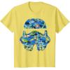 image:imageStar Wars Stormtrooper Hawaiian Print Helmet Graphic TShirt TShirtLemon Yellow
