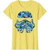 image:imageStar Wars Stormtrooper Hawaiian Print Helmet Graphic TShirt TShirtLemon Yellow