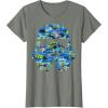 image:imageStar Wars Stormtrooper Hawaiian Print Helmet Graphic TShirt TShirtOlive Heather
