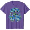 image:imageStar Wars Stormtrooper Hawaiian Print Helmet Graphic TShirt TShirtPurple Heather