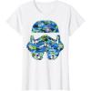 image:imageStar Wars Stormtrooper Hawaiian Print Helmet Graphic TShirt TShirtWhite