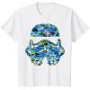 image:imageStar Wars Stormtrooper Hawaiian Print Helmet Graphic TShirt TShirtWhite