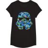 image:imageStar Wars Stormtrooper Hawaiian Print Helmet TShirt C1 TShirtBlack