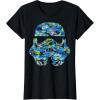 image:imageStar Wars Stormtrooper Hawaiian Print Helmet TShirt C1 TShirtBlack