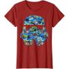 image:imageStar Wars Stormtrooper Hawaiian Print Helmet TShirt C1 TShirtCranberry Red