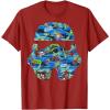 image:imageStar Wars Stormtrooper Hawaiian Print Helmet TShirt C1 TShirtCranberry Red