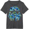 image:imageStar Wars Stormtrooper Hawaiian Print Helmet TShirt C1 TShirtDark Heather Grey