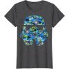 image:imageStar Wars Stormtrooper Hawaiian Print Helmet TShirt C1 TShirtDark Heather Grey