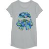 image:imageStar Wars Stormtrooper Hawaiian Print Helmet TShirt C1 TShirtHeather Grey