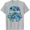 image:imageStar Wars Stormtrooper Hawaiian Print Helmet TShirt C1 TShirtHeather Grey