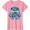 image:imageStar Wars Stormtrooper Hawaiian Print Helmet TShirt C1 TShirtPink