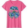 image:imageStar Wars Stormtrooper Hawaiian Print Helmet TShirt C1 TShirtPink Heather