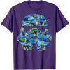 image:imageStar Wars Stormtrooper Hawaiian Print Helmet TShirt C1 TShirtPurple