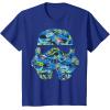 image:imageStar Wars Stormtrooper Hawaiian Print Helmet TShirt C1 TShirtRoyal Blue