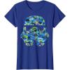 image:imageStar Wars Stormtrooper Hawaiian Print Helmet TShirt C1 TShirtRoyal Blue