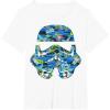 image:imageStar Wars Stormtrooper Hawaiian Print Helmet TShirt C1 TShirtWhite