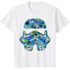 image:imageStar Wars Stormtrooper Hawaiian Print Helmet TShirt C1 TShirtWhite