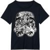 image:imageStar Wars Stormtrooper Helmet Comic Collage Graphic TShirtBlack