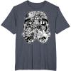 image:imageStar Wars Stormtrooper Helmet Comic Collage Graphic TShirtHeather Blue