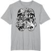 image:imageStar Wars Stormtrooper Helmet Comic Collage Graphic TShirtHeather Grey