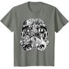image:imageStar Wars Stormtrooper Helmet Comic Collage Graphic TShirtOlive Heather