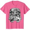 image:imageStar Wars Stormtrooper Helmet Comic Collage Graphic TShirtPink Heather