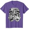 image:imageStar Wars Stormtrooper Helmet Comic Collage Graphic TShirtPurple Heather