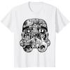 image:imageStar Wars Stormtrooper Helmet Comic Collage Graphic TShirtWhite