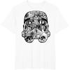 image:imageStar Wars Stormtrooper Helmet Comic Collage Graphic TShirtWhite