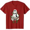 image:imageStar Wars Stormtrooper Loyal to the Empire Tattoo TShirtCranberry Red