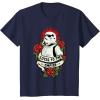 image:imageStar Wars Stormtrooper Loyal to the Empire Tattoo TShirtNavy Blue