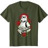 image:imageStar Wars Stormtrooper Loyal to the Empire Tattoo TShirtOlive Green