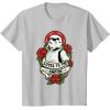 image:imageStar Wars Stormtrooper Loyal to the Empire Tattoo TShirtSilver Grey