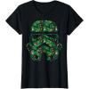 image:imageStar Wars Stormtrooper Tropical Helmet Floral Fill TShirt TShirtBlack