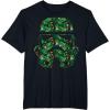 image:imageStar Wars Stormtrooper Tropical Helmet Floral Fill TShirt TShirtBlack