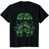 image:imageStar Wars Stormtrooper Tropical Helmet Floral Fill TShirt TShirtBlack