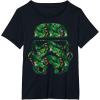 image:imageStar Wars Stormtrooper Tropical Helmet Floral Fill TShirt TShirtBlack