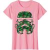 image:imageStar Wars Stormtrooper Tropical Helmet Floral Fill TShirt TShirtPink