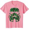 image:imageStar Wars Stormtrooper Tropical Helmet Floral Fill TShirt TShirtPink
