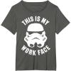 image:imageStar Wars Stormtrooper Work Face Helmet TShirtAsphalt Grey