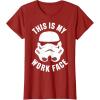 image:imageStar Wars Stormtrooper Work Face Helmet TShirtCranberry Red