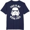 image:imageStar Wars Stormtrooper Work Face Helmet TShirtNavy Blue