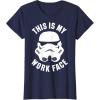 image:imageStar Wars Stormtrooper Work Face Helmet TShirtNavy Blue
