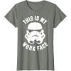 image:imageStar Wars Stormtrooper Work Face Helmet TShirtOlive Heather