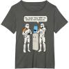 image:imageStar Wars Stormtroopers Water Cooler Chat TShirtAsphalt Grey
