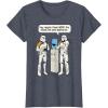 image:imageStar Wars Stormtroopers Water Cooler Chat TShirtHeather Blue