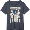 image:imageStar Wars Stormtroopers Water Cooler Chat TShirtHeather Blue