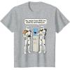 image:imageStar Wars Stormtroopers Water Cooler Chat TShirtHeather Grey