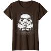 image:imageStar Wars Tattoo Stormtrooper Helmet Graphic TShirt TShirtBrown