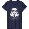 image:imageStar Wars Tattoo Stormtrooper Helmet Graphic TShirt TShirtNavy Blue